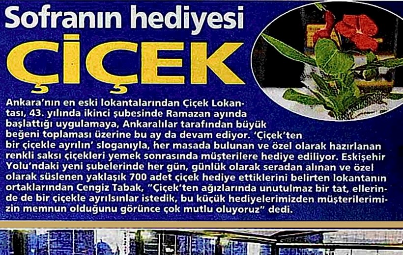 Çiçek Lokantası